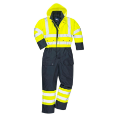 Portwest HiVis kontraszt védőoverall - párnázott PORTWEST-S485 S kék és sárga