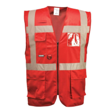 Portwest Iona vezetői mellény (piros, 3XL)