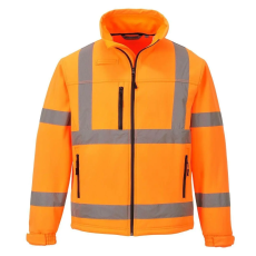 Portwest Jól láthatósági klasszikus softshell dzseki (3L) narancssárga 3XL