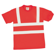 Portwest Jól láthatósági póló (piros*, S) láthatósági ruházat