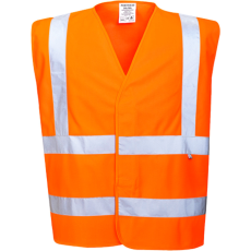 Portwest Jólláthatósági antisztatikus és lángálló mellény (narancs*, L/XL)