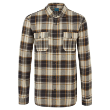 Portwest KA307 KA3 kockás ing barna munkaruha