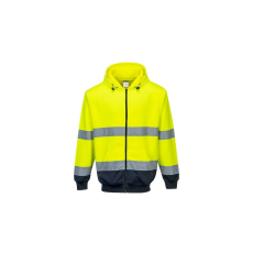 Portwest Két tónusú zippzáras kapucnis pulóver