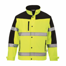 Portwest Kéttónusú Softshell kabát láthatósági ruházat