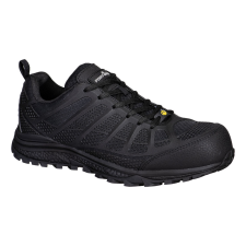 Portwest Kompozit Textil Trainer S1 ESD SR FO fekete 43 munkavédelmi cipő