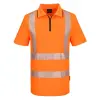Portwest KX302 KX3 Sport Hi-Vis cipzáros póló S/S