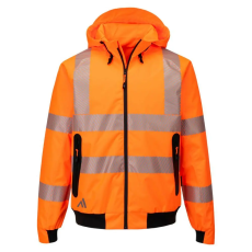 Portwest KX3 Sport Hi-Vis Rain Bomber narancs XL