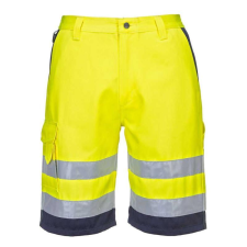 Portwest L043 Hi-Vis könnyű poli-pamut rövidnadrág munkaruha