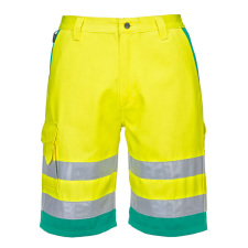 Portwest L043YTRS Portwest HiVis jólláthatósági rövidnadrág láthatósági ruházat