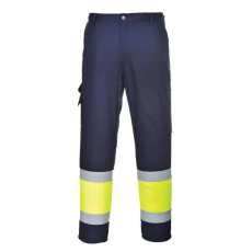 Portwest L049 Hi-Vis könnyű, kéttónusú Combat nadrág