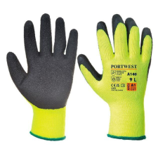 PortWest L 9 téli mártott latex védőkesztyű A140 védőkesztyű