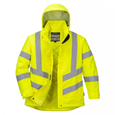 Portwest LW74 Női jól láthatósági téli kabát (sárga)