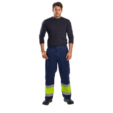 Portwest MODAFLAME Hi-Vis derékvédő nadrág-MV26 XL sárga láthatósági ruházat
