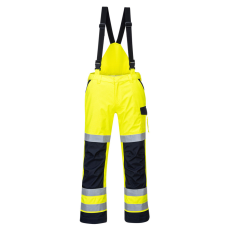 Portwest Modaflame Rain Multi Norm Arc nadrág Yellow/Navy XXXL