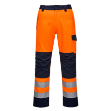 Portwest Modaflame RIS narancs/navy nadrág munkaruha