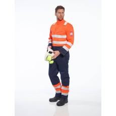 Portwest Modaflame RIS Védőoverall Navy/Orange PORTWEST-MV29 S Orange