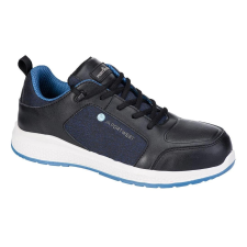 Portwest Munkavédelmi cipő PORTWEST - Eco Composite Trainer S3S fekete 44-es munkavédelmi cipő