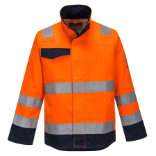 Portwest MV35 Modaflame lángálló multi-norm kabát narancs-tengerészkék munkaruha