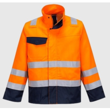 Portwest MV35 - Modaflame RIS narancs/navy kabát láthatósági ruházat