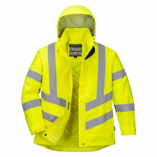 Portwest Női jól láthatósági átmeneti kabát Portwest LW74 sárga láthatósági ruházat