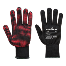 Portwest Nylon PVC pontozott kesztyű védőkesztyű