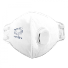Portwest P351whr ffp3 szelepes, félbehajtható légzésvédő munkavédelmi maszk védőmaszk