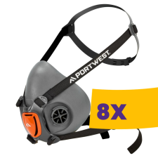 Portwest P421 TPR fél maszk (Karton - 8 db) védőmaszk