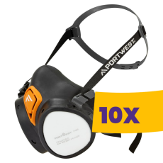 Portwest P440 A2P3 használatra kész félmaszk (Karton - 10 db)