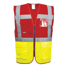 Portwest Paris Executive mellény (sárga/piros, S)