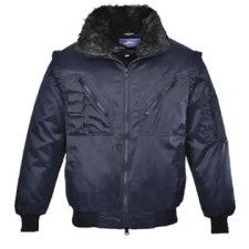 Portwest PJ10 Pilóta kabát sötétkék kivehető bélés munkaruha