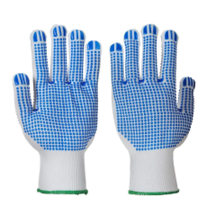 Portwest Polka Dot Plus kesztyű A113 Fehér/Kék XL méret