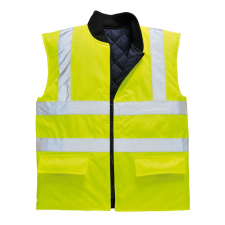 Portwest Portwest Jól láthatósági kifordítható bélelt mellény láthatósági ruházat