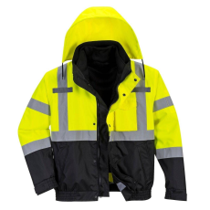 Portwest Premium Hi-Vis 3 az 1-ben bomberkabát XXXL sárga