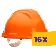 Portwest PS61 Basic védősisak PP védősisak 1000V narancssárga (Karton - 16 db)