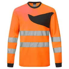 Portwest PW221 PW2 Hi-Vis hosszú ujjú póló