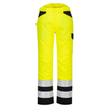 Portwest PW241 Hi-Vis Nadrág (sárga/fekete, 33) láthatósági ruházat