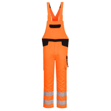 Portwest PW244 Hi-Vis mellesnadrág (narancs/fekete, S) láthatósági ruházat