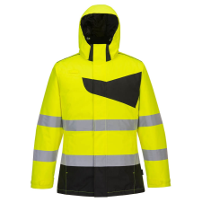 Portwest PW261 Hi-Vis Téli dzseki (sárga/fekete, 4XL) láthatósági ruházat