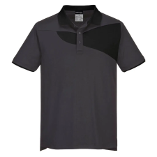 Portwest Pw2 Pólóing S/S Zoom Grey/Black XXL munkaruha