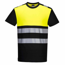 Portwest PW311 láthatósági póló fekete-sárga láthatósági ruházat