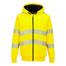 Portwest PW321 Hi-Vis cipzáras téli kapucnis pulcsi