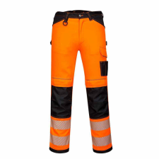 Portwest PW340 Jól láthatósági munkásnadrág narancs-fekete láthatósági ruházat