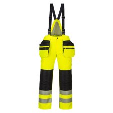 Portwest PW351 Bélelt jól láthatósági munkásandrág sárga láthatósági ruházat