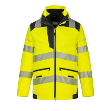 Portwest PW367 PW3 Hi-Vis 5 az 1-ben télikabát sárga-fekete láthatósági ruházat