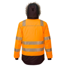 Portwest PW369 jól láthatósági parka kabát narancs láthatósági ruházat