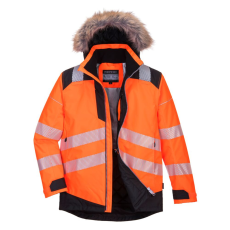 Portwest PW369 PW3 Hi-Vis parka télikabát narancs-fekete