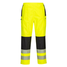 Portwest PW386 PW3 Hi-Vis női esőnadrág sárga-fekete láthatósági ruházat
