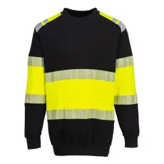 Portwest PW3 FR Modaflame Hi-Vis Class 1 pulóver Yellow/Black XL