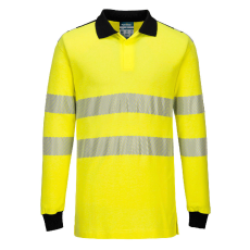 Portwest PW3 FR Modaflame Hi-Vis lángálló pólóing Yellow/Black M
