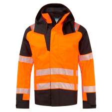 Portwest PW3 FR Modaflame Hi-Vis téli esőkabát Orange/Black XXL munkaruha